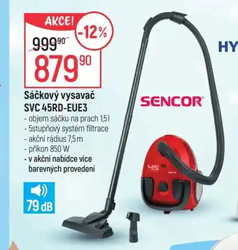 Globus Sáčkový vysavač SVC 45RD-EUE3 nabídka