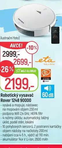 Globus Robotický vysavač Rover 1248 90000 nabídka