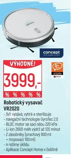 Globus Robotický vysavač VR2020 nabídka