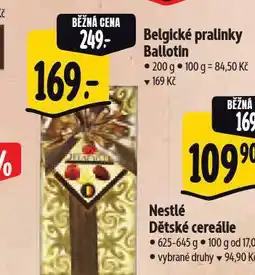 Albert Belgické pralinky ballotin nabídka