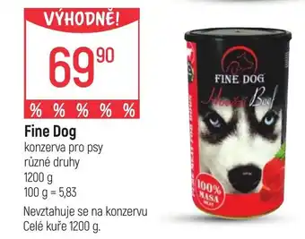 Globus FINE DOG konzerva pro psy nabídka