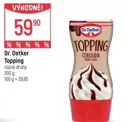 Globus Dr. Oetker Topping nabídka