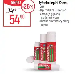 Tyčinka lepicí Kores