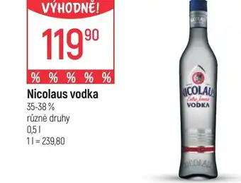 Globus Nicolaus vodka 35-38% nabídka