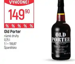 Globus OLD PORTER nabídka