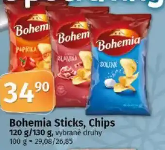 COOP TIP Bohemia Sticks, Chips nabídka