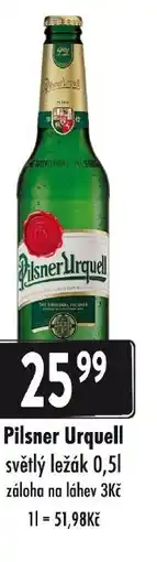 Qanto Pilsner Urquell světlý ležák nabídka