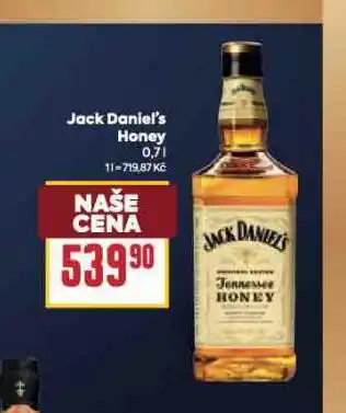 Billa Jack daniel´s honey nabídka