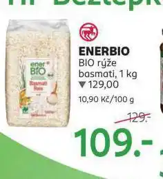 Rossmann Enerbio bio rýže basmati nabídka