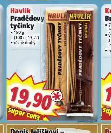 Norma Havlík pradědovy tyčinky nabídka