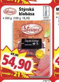 Norma Štýrská klobása nabídka