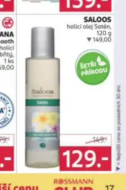 Rossmann Saloos holicí olej satén nabídka