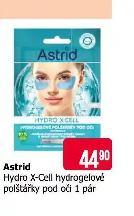 Teta Astrid hydro x-cell hydrogelové polštářky pod oči nabídka