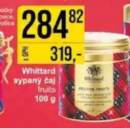 Jip Whittard sypaný čaj fruits nabídka