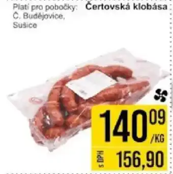 Jip Čertovská klobása nabídka
