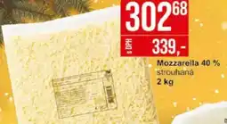 Jip Mozzarella 40 % strouhaná nabídka