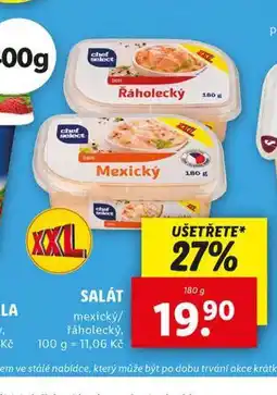 Mexický / řáholecký salát