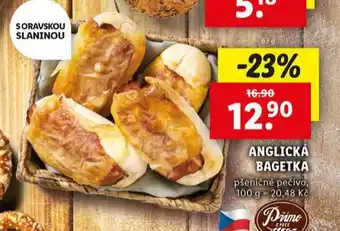 Lidl Anglická bagetka nabídka