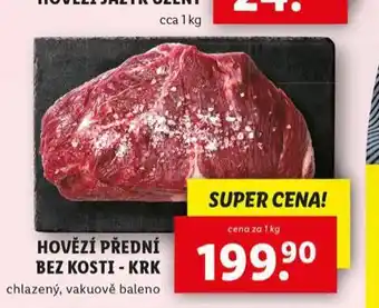 Lidl Hovězí přední bez kosti - krk nabídka