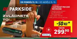 Lidl Elektrický precizní šroubovák nabídka