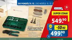 Lidl Krimpovací kleště s příslušenstvím nabídka