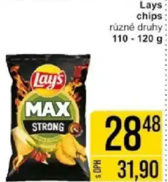 Jip LAYS chips nabídka