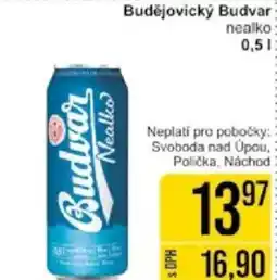 Jip Budějovický Budvar nealko nabídka