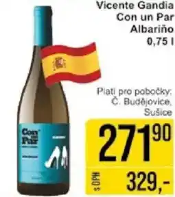 Jip Vicente Gandia Con un Par Albariño nabídka