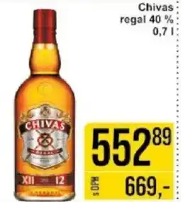 Jip CHIVAS regal 40 % nabídka