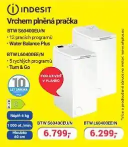 Planeo Elektro Vrchem plněná pračka nabídka