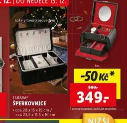 Lidl Šperkovnice nabídka