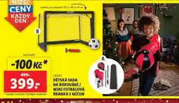 Mini fotbalová branka s míčem
