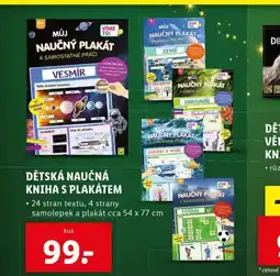 Lidl Dětská naučná kniha s plakátem nabídka