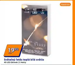 Action Světelný řetěz teplé bílé světlo nabídka