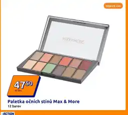 Action Paletka očních stínů Max & More nabídka