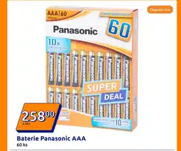 Action Baterie Panasonic AAA nabídka