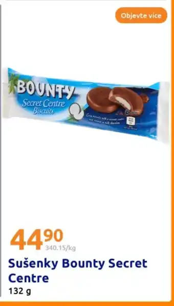 Action Sušenky Bounty Secret Centre nabídka