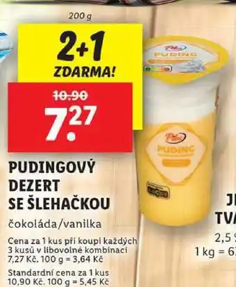 Lidl PUDINGOVÝ DEZERT SE ŠLEHAČKOU, 200 g nabídka