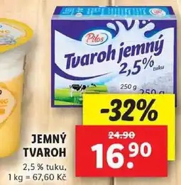 Lidl JEMNÝ TVAROH, 250 g nabídka