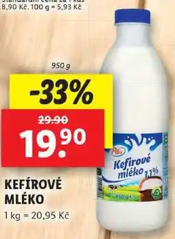 Lidl KEFÍROVÉ MLÉKO, 950 g nabídka