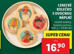 Lidl LINECKÉ KOLEČKO S OVOCNOU NÁPLNÍ, 50 g nabídka