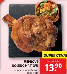 Lidl VEPŘOVÉ KOLENO NA PIVU, cena za 100 g nabídka