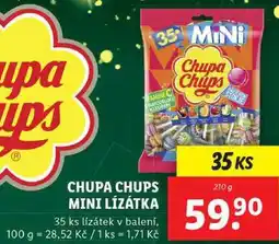 Lidl CHUPA CHUPS MINI LÍZÁTKA, 210 g nabídka