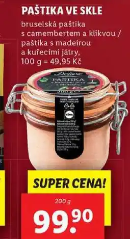 Lidl PAŠTIKA VE SKLE, 200 g nabídka