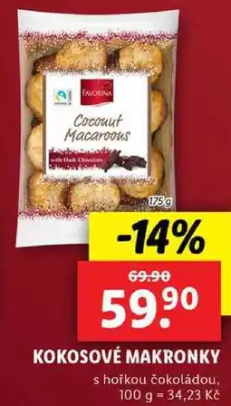 Lidl KOKOSOVÉ MAKRONKY, 175 g nabídka