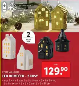 Lidl LED DOMEČEK - 2 KUSY nabídka