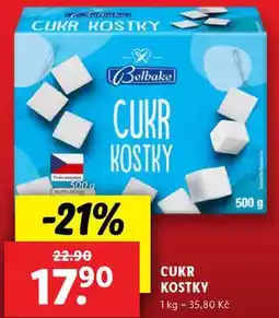 Lidl CUKR KOSTKY, 500 g nabídka