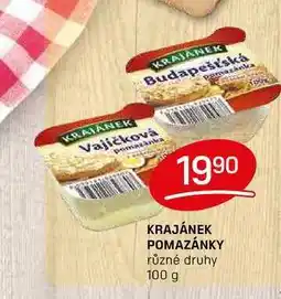 Flop KRAJÁNEK POMAZÁNKY různé druhy 100 g nabídka