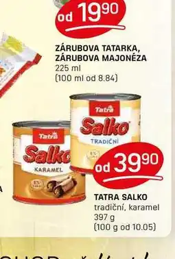 Flop TATRA SALKO tradiční, karamel 397 g nabídka