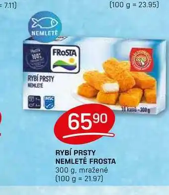 Flop RYBÍ PRSTY NEMLETÉ FROSTA 300 g, mražené nabídka